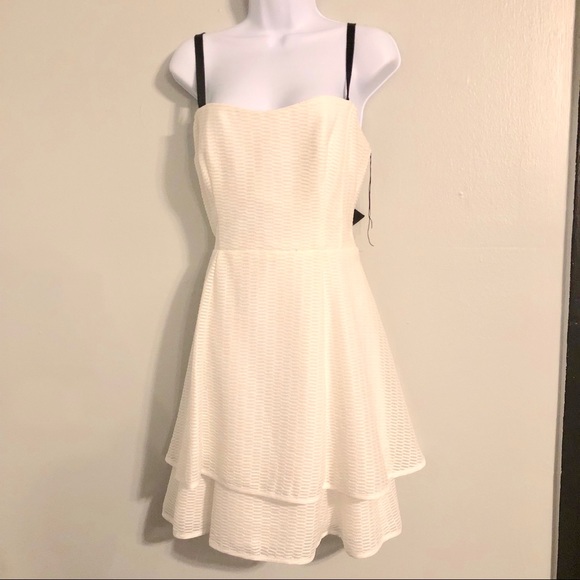 NWT Nanette Lepore A-line Tier Party Dress w/ Bow - Picture 4 of 8